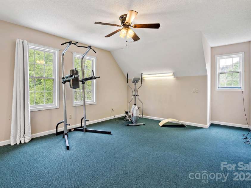 423 Cad Campbell Road, Bakersville, NC 28705.  MLS# CAR4256266, YatesRealty ID 19968. Upstairs flex space- office- studio- workout- craft room etc