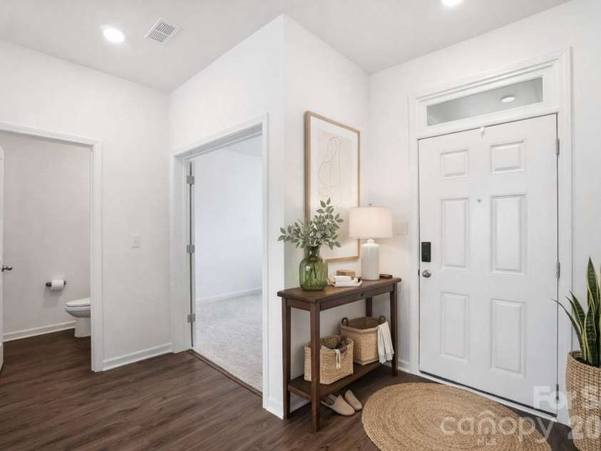 12307 Rowan Hill Drive, Huntersville, NC 28078.  MLS# CAR4367050, YatesRealty ID 19973. Foyer Virtually Enhanced