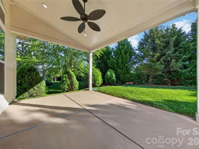 5220 Meadowcroft Way, Fort Mill, SC 29708.  MLS# CAR4370606, YatesRealty ID 19978. Covered Rear Patio