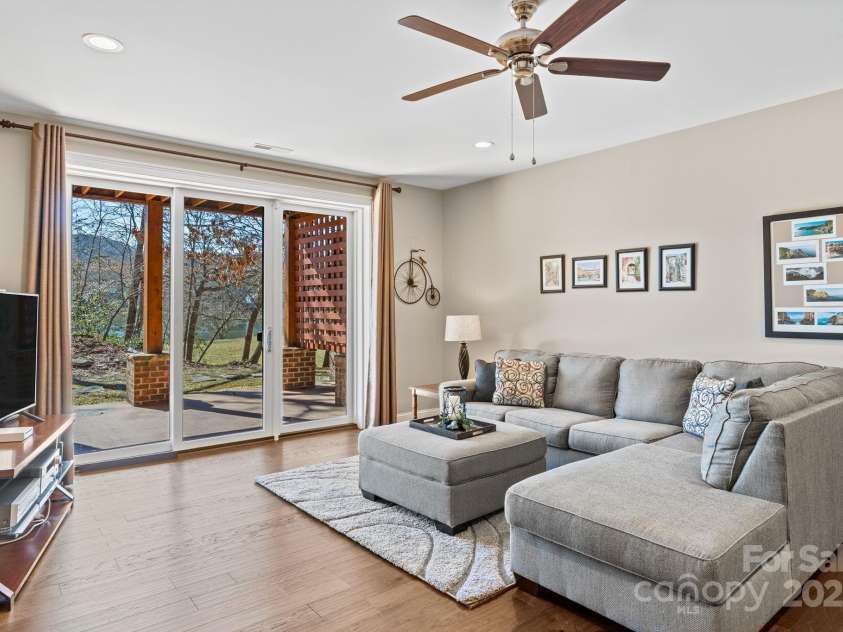 4948 Connestee Trail, Brevard, NC 28712.  MLS# CAR4231748, YatesRealty ID 1998. Great spot for a rec or media room