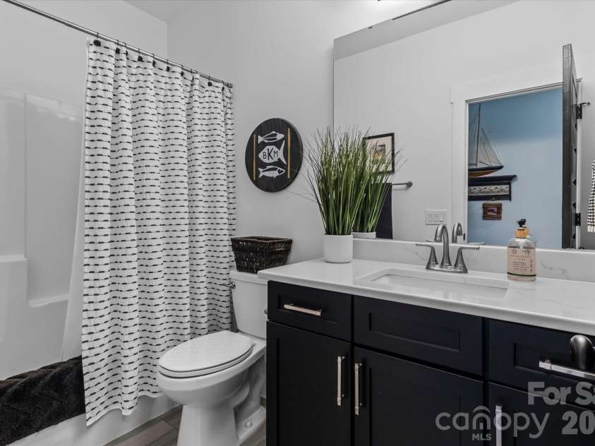 355 Cal Kennedy Road, Cleveland, NC 27013.  MLS# CAR4371840, YatesRealty ID 19980. Bathroom #2 upstairs