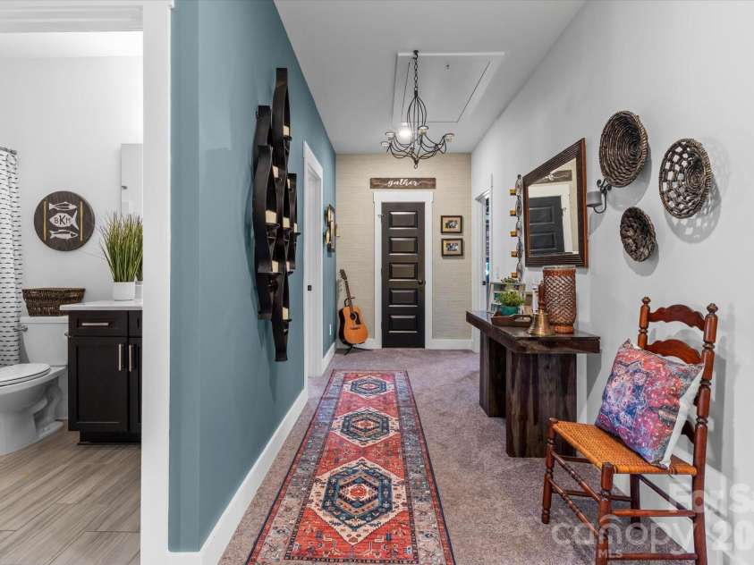 355 Cal Kennedy Road, Cleveland, NC 27013.  MLS# CAR4371840, YatesRealty ID 19980. Upstairs hallway 