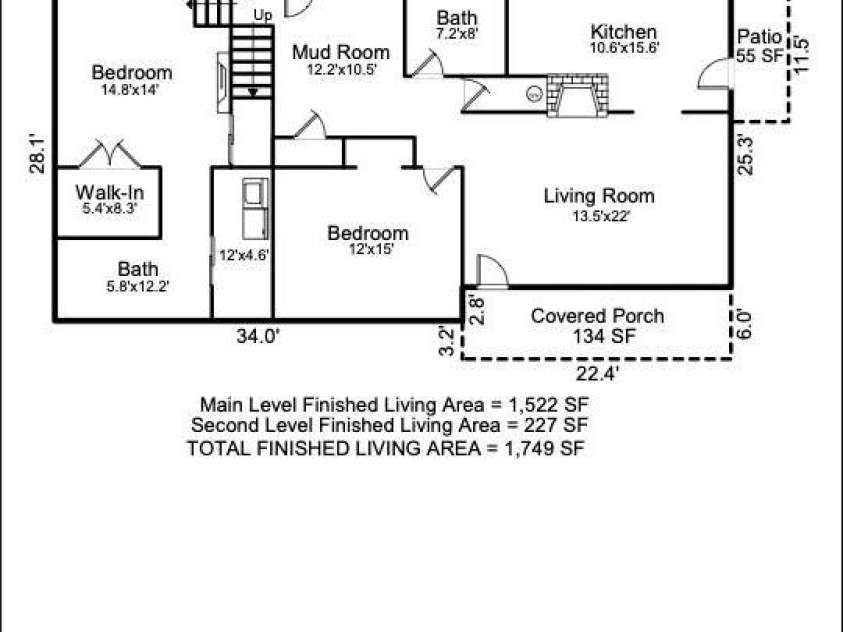 74 Beverly Road, Asheville, NC 28805.  MLS# CAR4239115, YatesRealty ID 19986. Floor plan and sqft