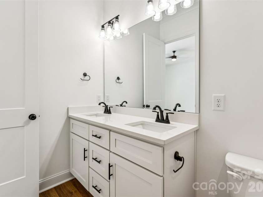 5840 Pittmon Lane, Kannapolis, NC 28081.  MLS# CAR4374428, YatesRealty ID 19989. Double vanity in primary bathroom