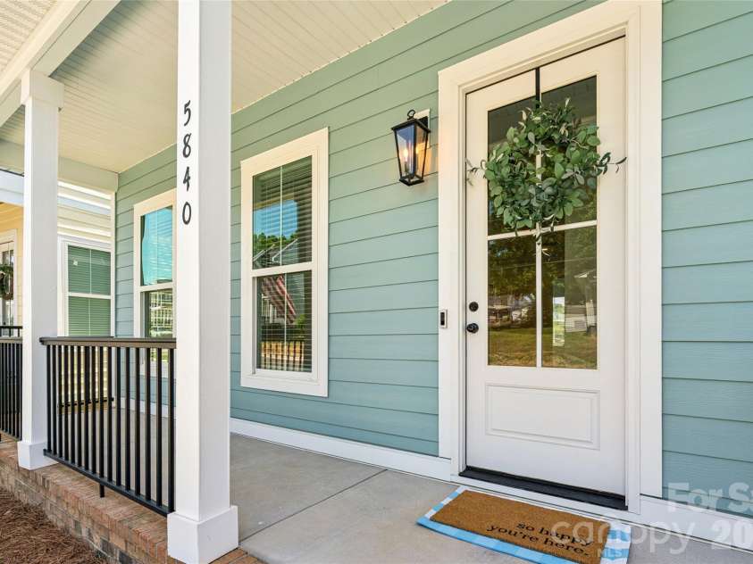 5840 Pittmon Lane, Kannapolis, NC 28081.  MLS# CAR4374428, YatesRealty ID 19989. Welcoming front porch!