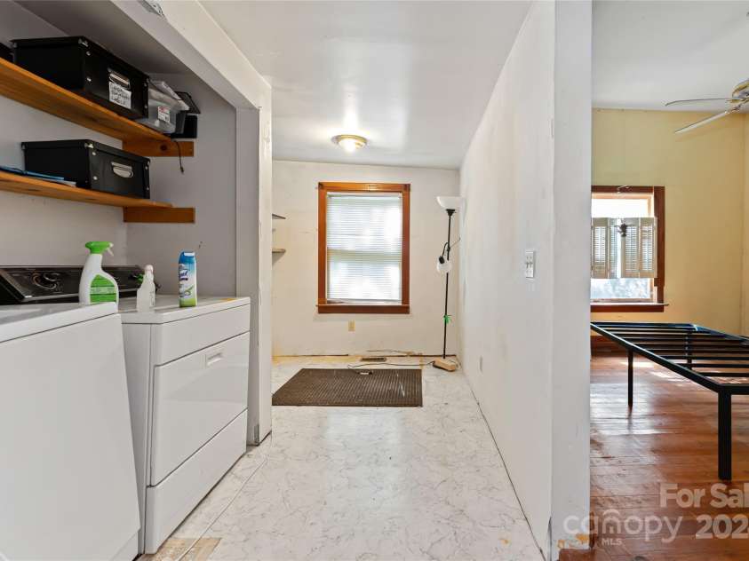 2347 Old Marshall Highway, Alexander, NC 28701.  MLS# CAR4176714, YatesRealty ID 1999. Unit 1 Laundry