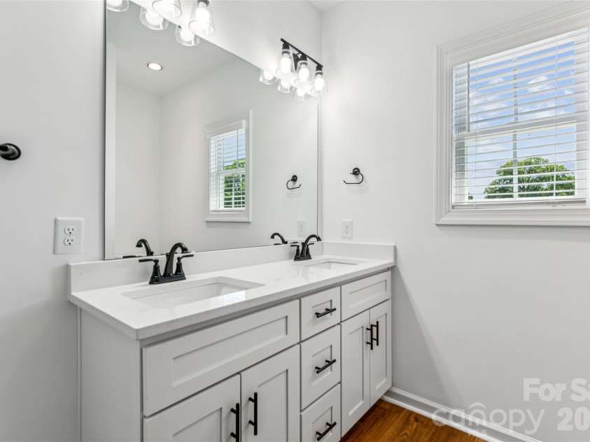 5850 Pittmon Lane, Kannapolis, NC 28081.  MLS# CAR4374429, YatesRealty ID 19990. Double vanity bathroom 2
