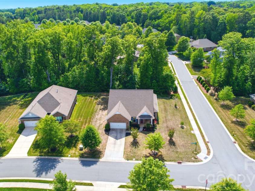 8759 Mullis Forest Court, Mint Hill, NC 28227.  MLS# CAR4377247, YatesRealty ID 19993. AERIAL VIEW