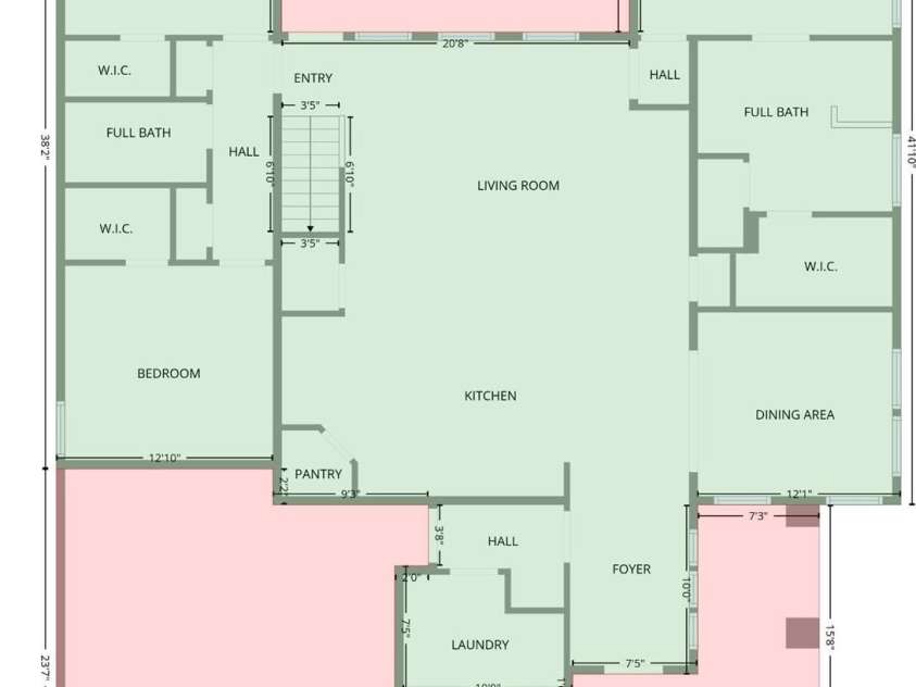 8759 Mullis Forest Court, Mint Hill, NC 28227.  MLS# CAR4377247, YatesRealty ID 19993. FLOOR PLAN 1