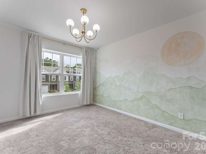 230 Quinn Road, Matthews, NC 28104.  MLS# CAR4378712, YatesRealty ID 19995. Hand-painted mural