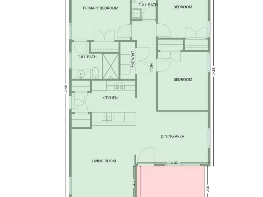 11 Byrdcliffe Lane, Asheville, NC 28805.  MLS# CAR4320731, YatesRealty ID 19996. Floor Plan