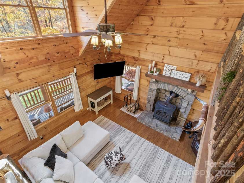 351 Buck Springs Run, Mars Hill, NC 28754.  MLS# CAR4320450, YatesRealty ID 2000. Loft to 2 Bedrooms 