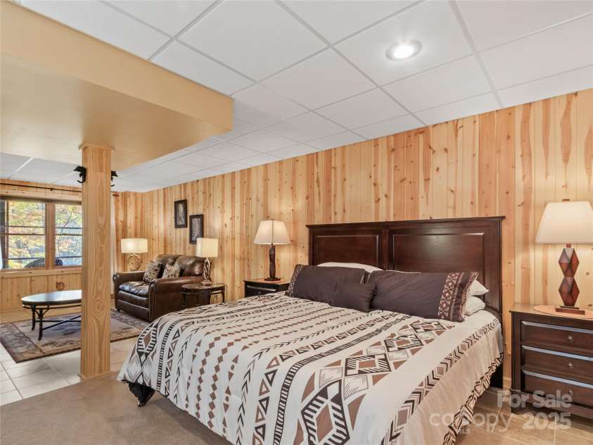 351 Buck Springs Run, Mars Hill, NC 28754.  MLS# CAR4320450, YatesRealty ID 2000. Lower Level private porch