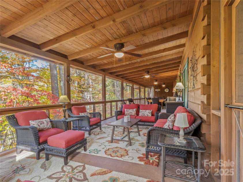 351 Buck Springs Run, Mars Hill, NC 28754.  MLS# CAR4320450, YatesRealty ID 2000. Private Open Air outdoor serving kitchen 