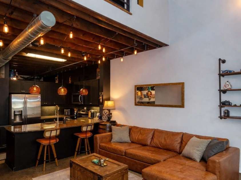 840 Academy Street, Charlotte, NC 28205.  MLS# CAR4300068, YatesRealty ID 20006. Digitally added couch