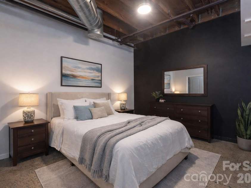 840 Academy Street, Charlotte, NC 28205.  MLS# CAR4300068, YatesRealty ID 20006. Virtually staged (owners using as a gym currently)