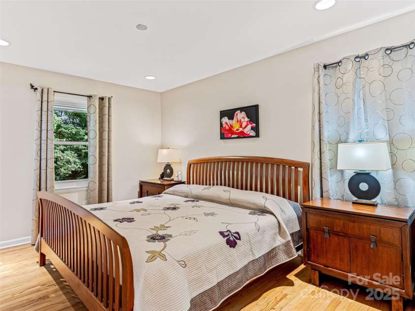 80 South Hill Drive, Brevard, NC 28712.  MLS# CAR4267667, YatesRealty ID 20009. Primary bedroom