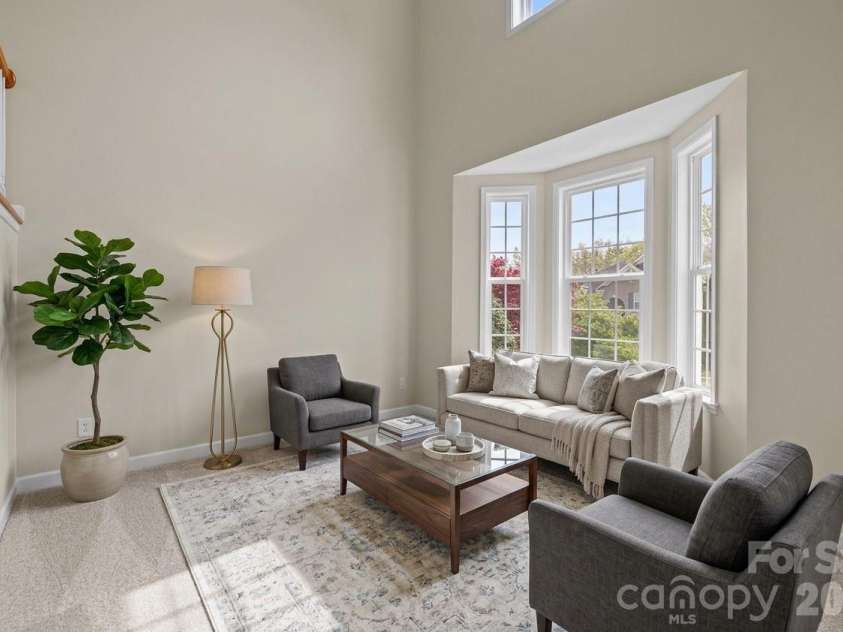 8108 Acacia Court, Waxhaw, NC 28173.  MLS# CAR4341327, YatesRealty ID 20018. Living RoomVirtually Staged8108 Acacia CourtWaxhaw, NC 28173