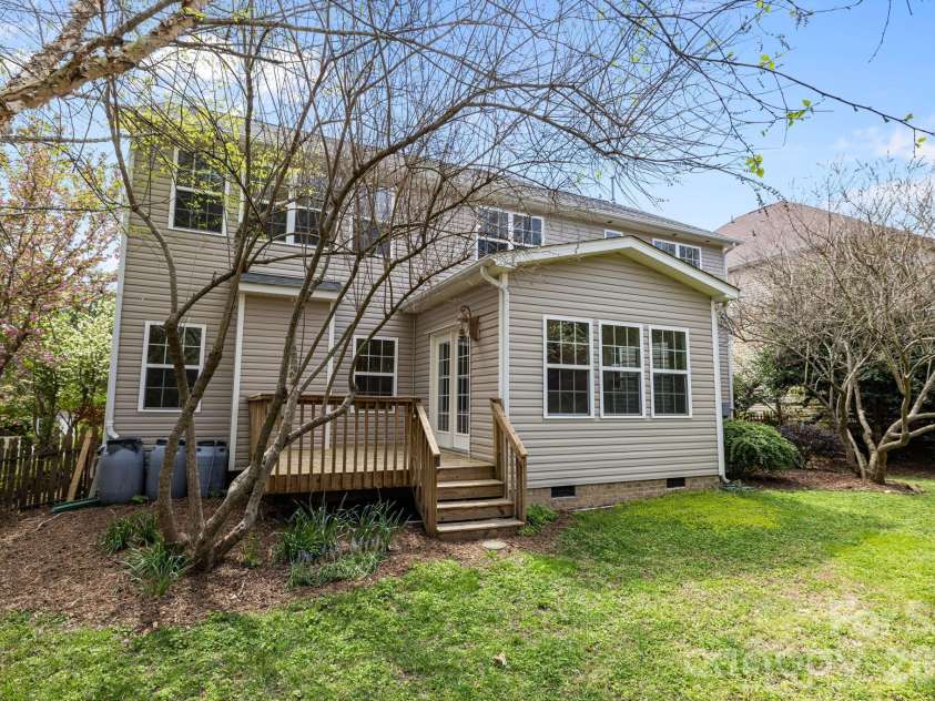 8108 Acacia Court, Waxhaw, NC 28173.  MLS# CAR4341327, YatesRealty ID 20018. Rear Elevation8108 Acacia CourtWaxhaw, NC 28173Providence Grove