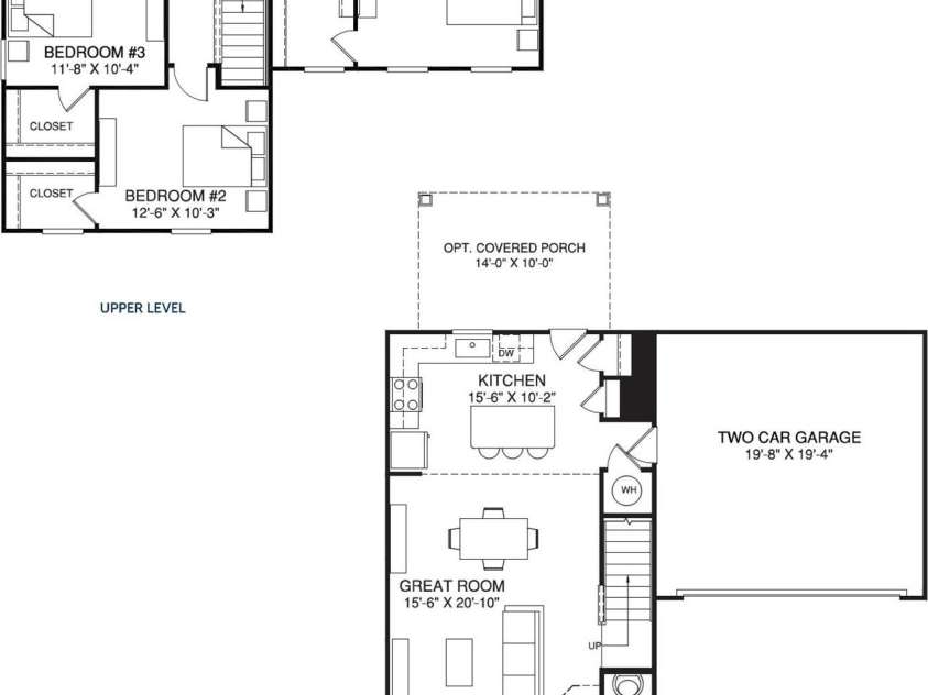 12013 Beaux Art Lane, Charlotte, NC 28214.  MLS# CAR4264959, YatesRealty ID 20019. Birch Floor plan