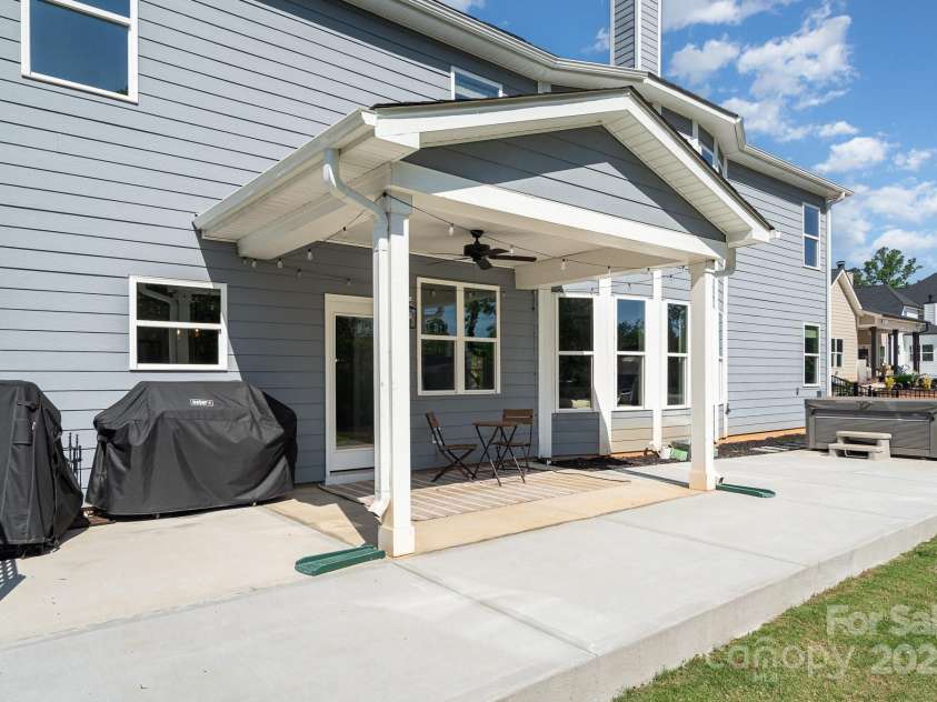 6814 Forney Hill Road, Denver, NC 28037.  MLS# CAR4255011, YatesRealty ID 2002. Extended Back Patio
