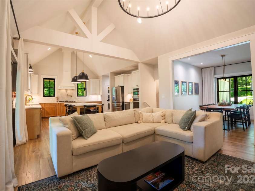 13 Cambridge Drive, Candler, NC 28715.  MLS# CAR4249606, YatesRealty ID 20021. Light-filled, open-concept main level