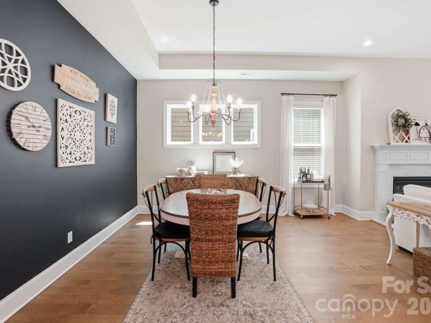 2002 Belle Mont Farm Avenue, Monroe, NC 28110.  MLS# CAR4366428, YatesRealty ID 20023. Dining area