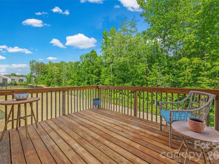2742 Oldfield Drive, Monroe, NC 28110.  MLS# CAR4365069, YatesRealty ID 20025. Deck off the main floor
