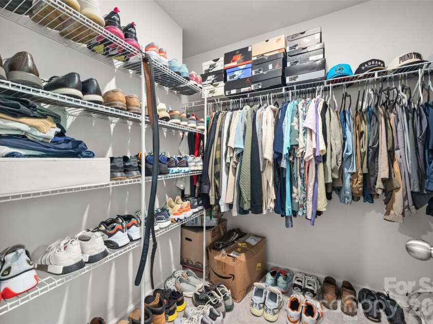 2742 Oldfield Drive, Monroe, NC 28110.  MLS# CAR4365069, YatesRealty ID 20025. Primary walk in closet 2