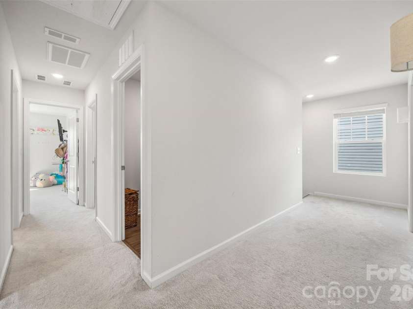 2742 Oldfield Drive, Monroe, NC 28110.  MLS# CAR4365069, YatesRealty ID 20025. Upstairs hallway is extra wide
