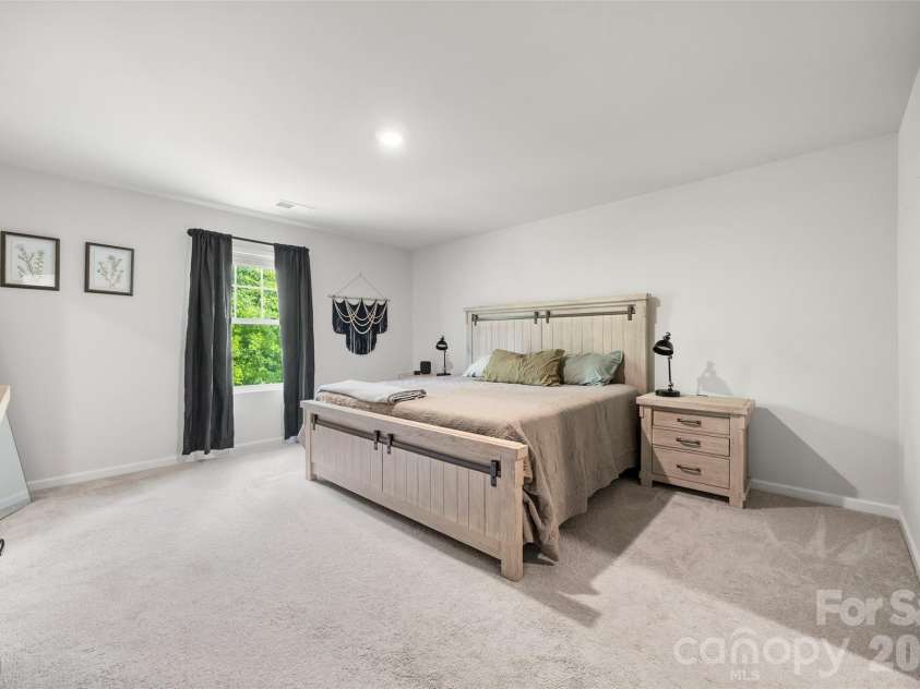 2742 Oldfield Drive, Monroe, NC 28110.  MLS# CAR4365069, YatesRealty ID 20025. Upstairs primary bedroom