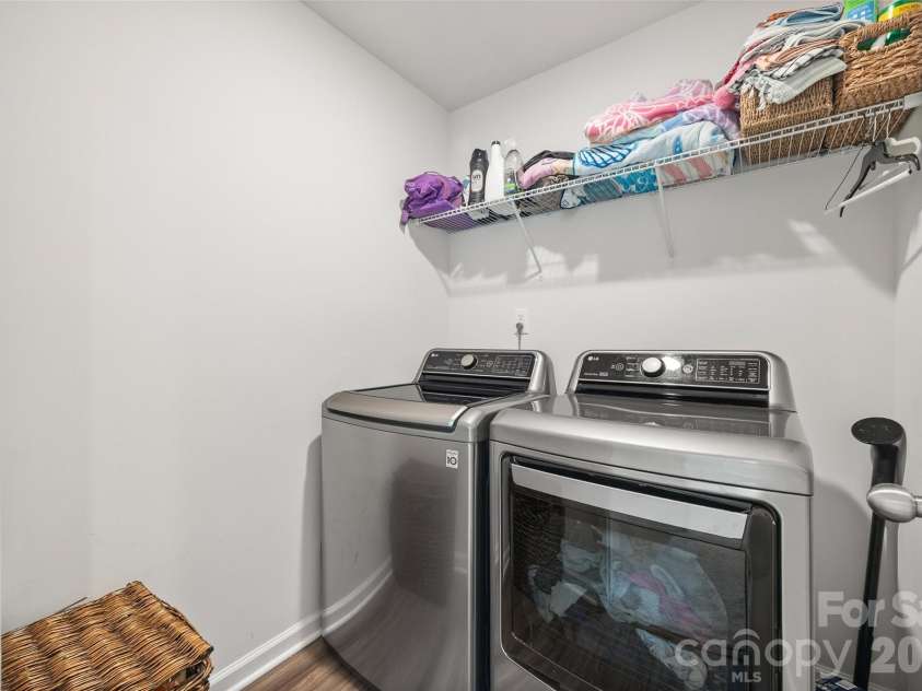 2742 Oldfield Drive, Monroe, NC 28110.  MLS# CAR4365069, YatesRealty ID 20025. Walk-in laundry room upstairs