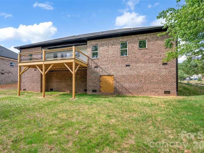 906 4th Street, Conover, NC 28613.  MLS# CAR4372507, YatesRealty ID 20026. Rear View