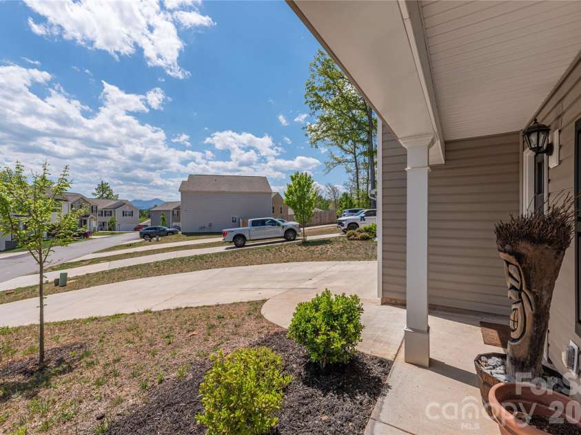 220 Roper Street, Candler, NC 28715.  MLS# CAR4372935, YatesRealty ID 20031. View of Mt Pisgah from your front porch