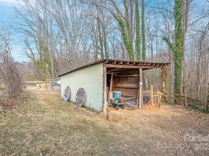 4036 Muncus Road, Jonesville, NC 28642.  MLS# CAR4223825, YatesRealty ID 20037. Storage Shed & Animal Pen