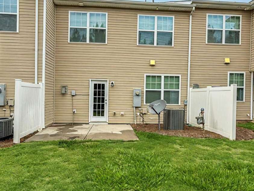 2752 Sawbridge Lane, Gastonia, NC 28056.  MLS# CAR4249063, YatesRealty ID 20043. Rear Patio Area