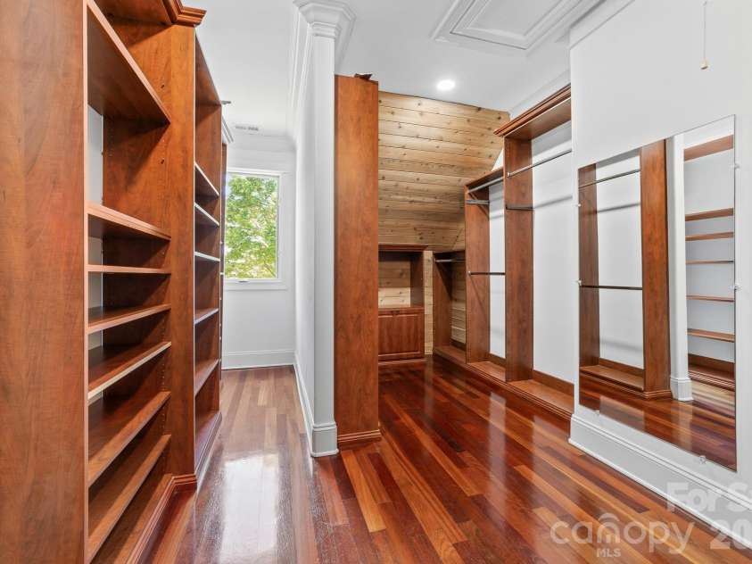 18805 Windy Point Drive, Cornelius, NC 28031.  MLS# CAR4373578, YatesRealty ID 20049. Cedar boards in closet