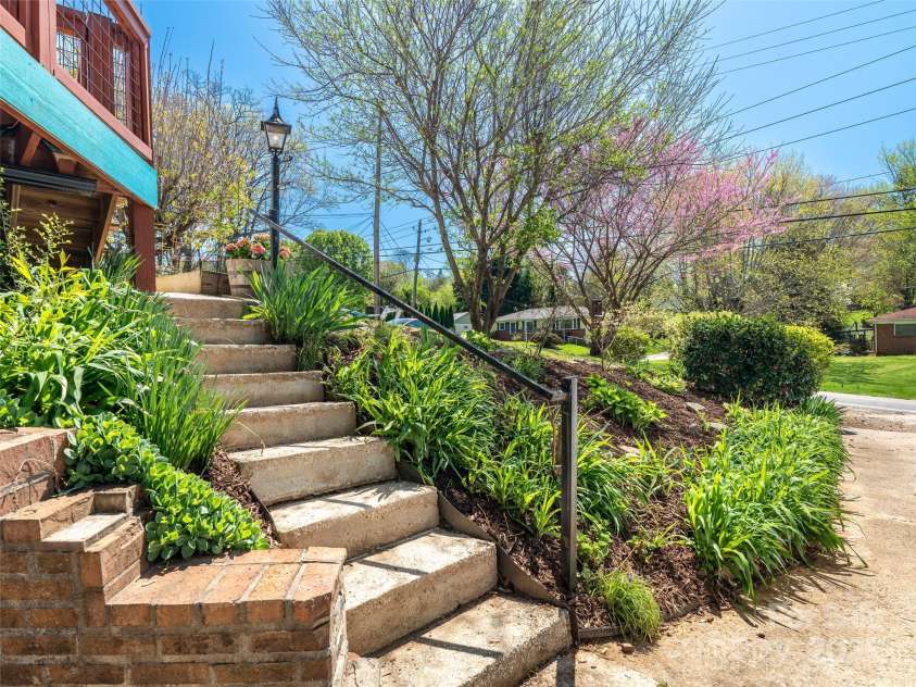 234 Monte Vista Road, Candler, NC 28715.  MLS# CAR4228633, YatesRealty ID 20050. Walkway from Carport