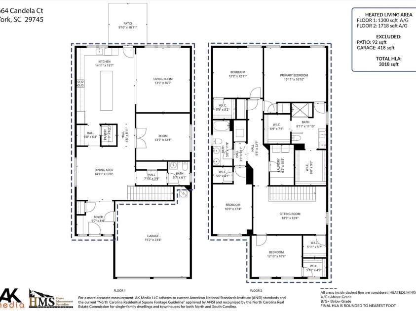 664 Candela Court, York, SC 29745.  MLS# CAR4314850, YatesRealty ID 20050. 