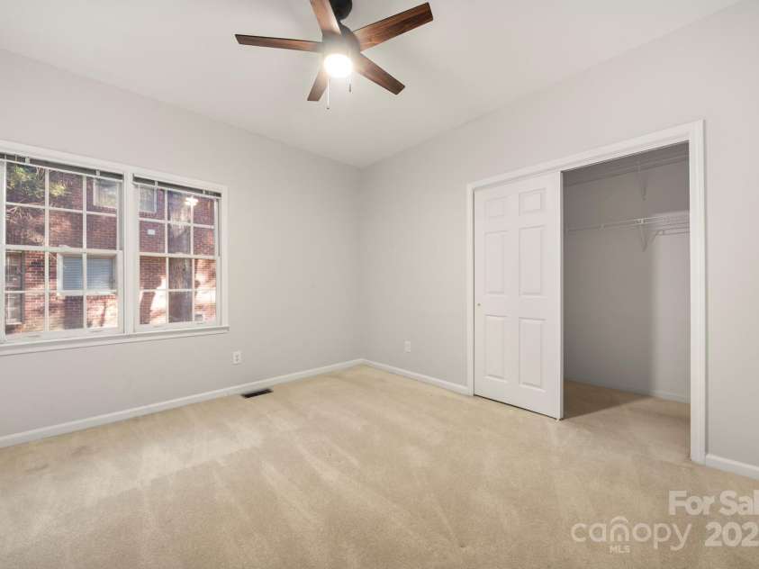5550 Monticello Drive, Concord, NC 28027.  MLS# CAR4314212, YatesRealty ID 20051. Bedroom 3 w/large closet