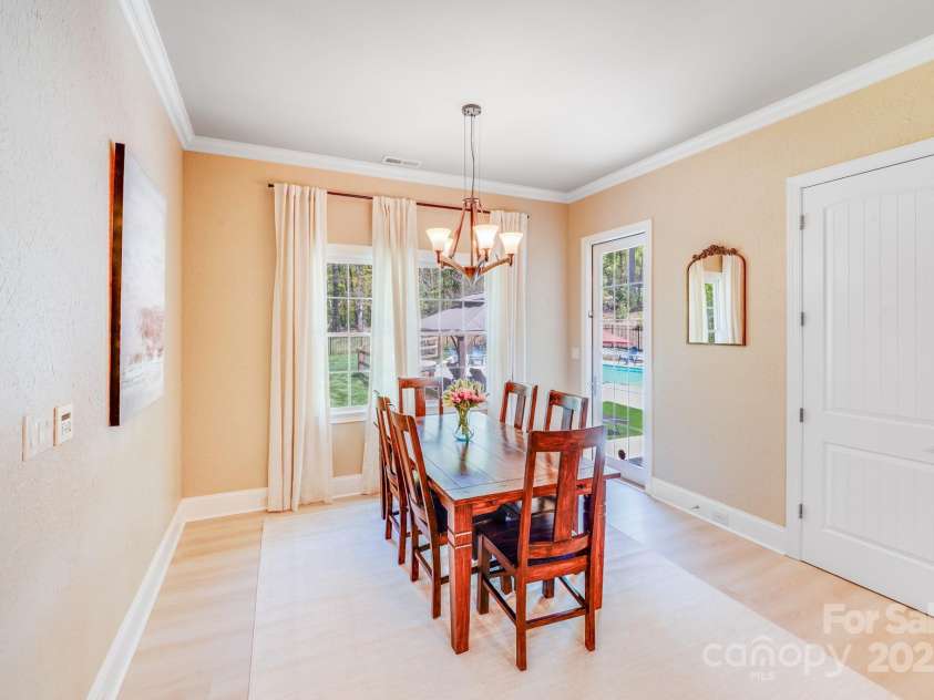 4071 King Wilkinson Road, Lincolnton, NC 28092.  MLS# CAR4241199, YatesRealty ID 20053. Breakfast area walks right out to the pool patio. Perfect for entertaining!