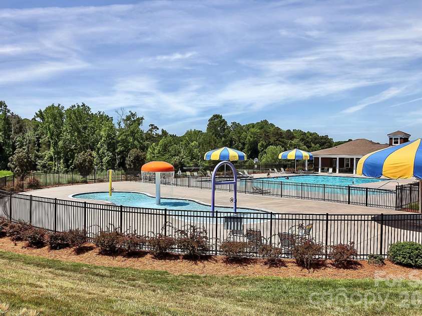 2225 Prairie Road, Concord, NC 28027.  MLS# CAR4337375, YatesRealty ID 20055. Pool area in summer