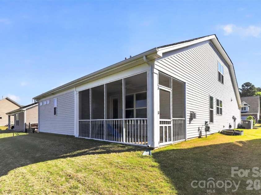 2225 Prairie Road, Concord, NC 28027.  MLS# CAR4337375, YatesRealty ID 20055. Screened in porch