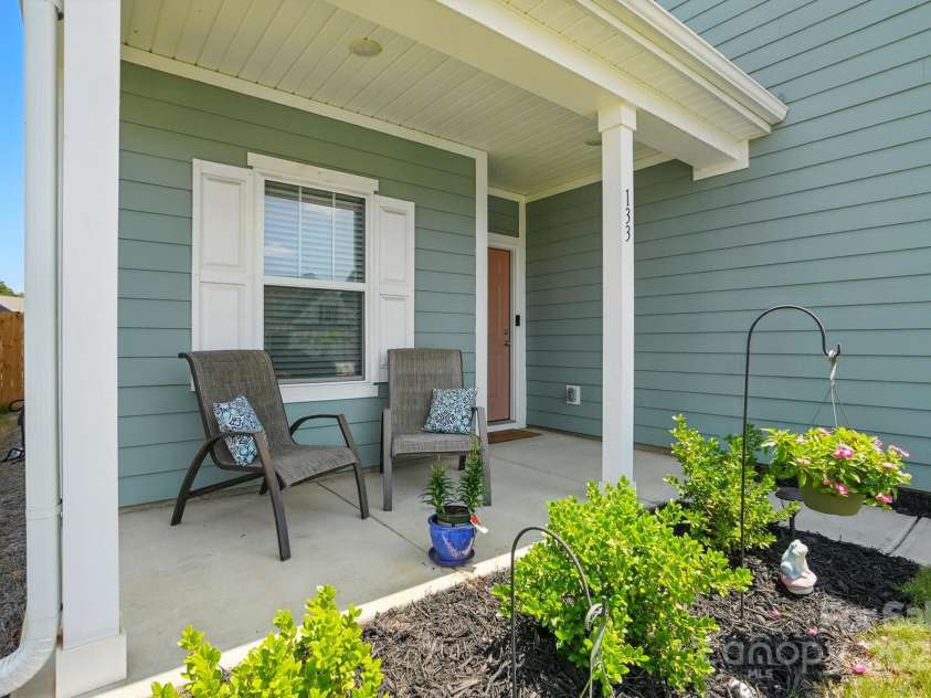 133 Aspire Circle, Wingate, NC 28174.  MLS# CAR4267048, YatesRealty ID 20057. Great porch for morning coffee