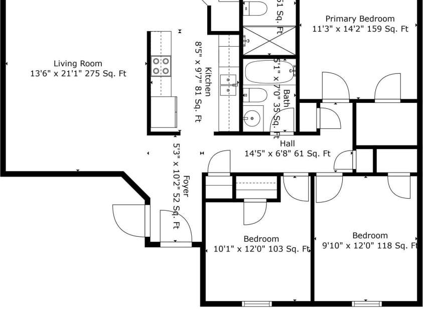 8122 Sherington Way, Charlotte, NC 28227.  MLS# CAR4239520, YatesRealty ID 20058. Garage is in front corner of home, not pictured on this floor plan