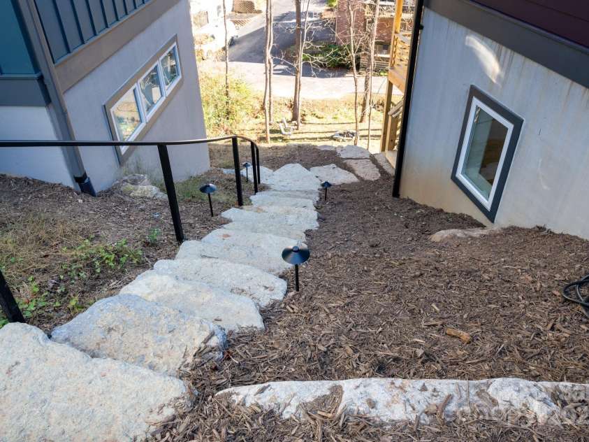 13 Orrinel Way, Asheville, NC 28806.  MLS# CAR4229136, YatesRealty ID 2006. Big-Boulder Steps Highlight Professional landscaping
