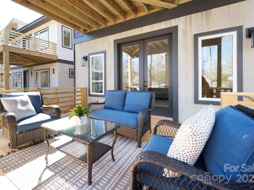 13 Orrinel Way, Asheville, NC 28806.  MLS# CAR4229136, YatesRealty ID 2006. Covered Back Deck Perfect or Relaxing
