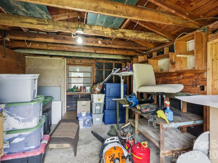 9202 Elgin Drive, Charlotte, NC 28214.  MLS# CAR4359753, YatesRealty ID 20064. One of two out buildings with power 