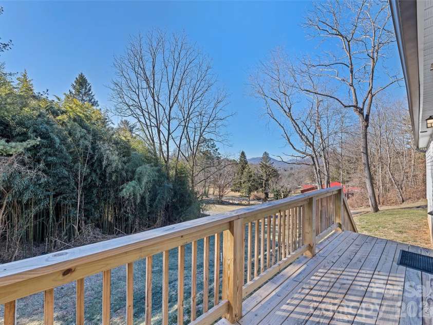 687 Holtzclaw Road, Canton, NC 28716.  MLS# CAR4315869, YatesRealty ID 2008. Side Deck