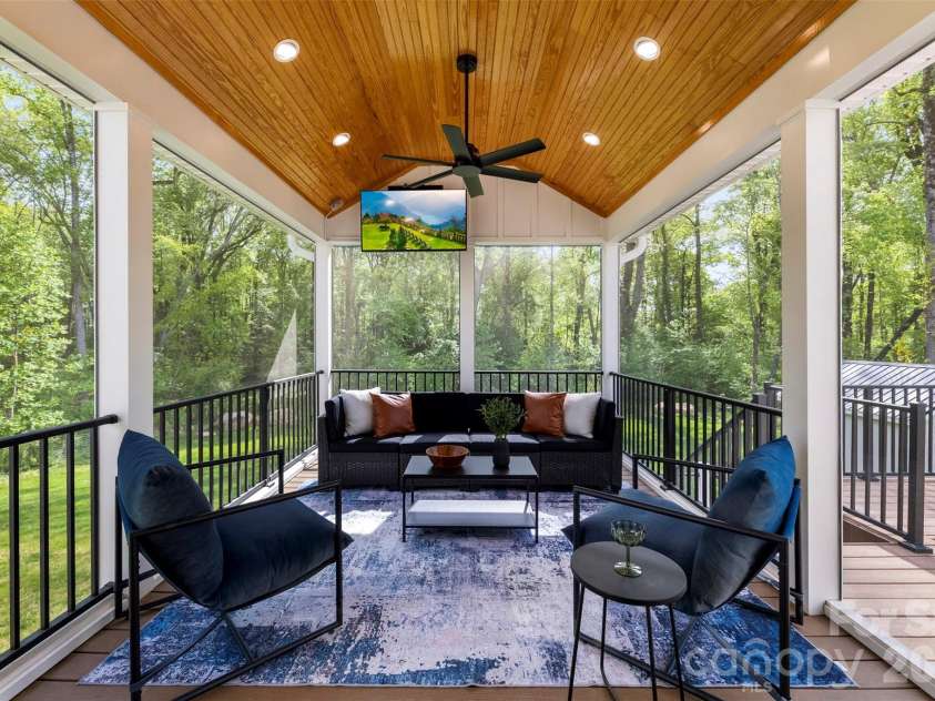 5713 Rehobeth Road, Waxhaw, NC 28173.  MLS# CAR4366678, YatesRealty ID 20086. Relax on your beautiful covered Lanai